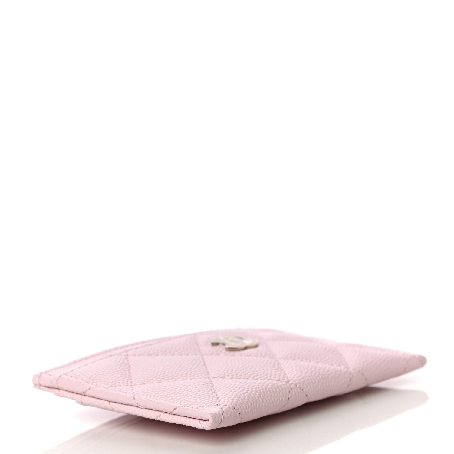 Chanel Caviar Quilted Card Holder Light Pink 4 of 12