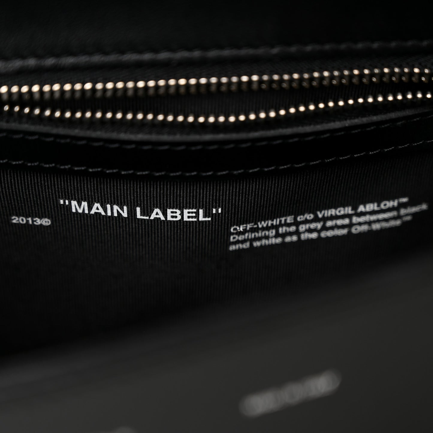 Calfskin Padded Diag Binder Flap Bag Black