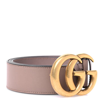 Gucci Calfskin Double G 40mm Belt 85 34 Porcelain Rose 3 of 5