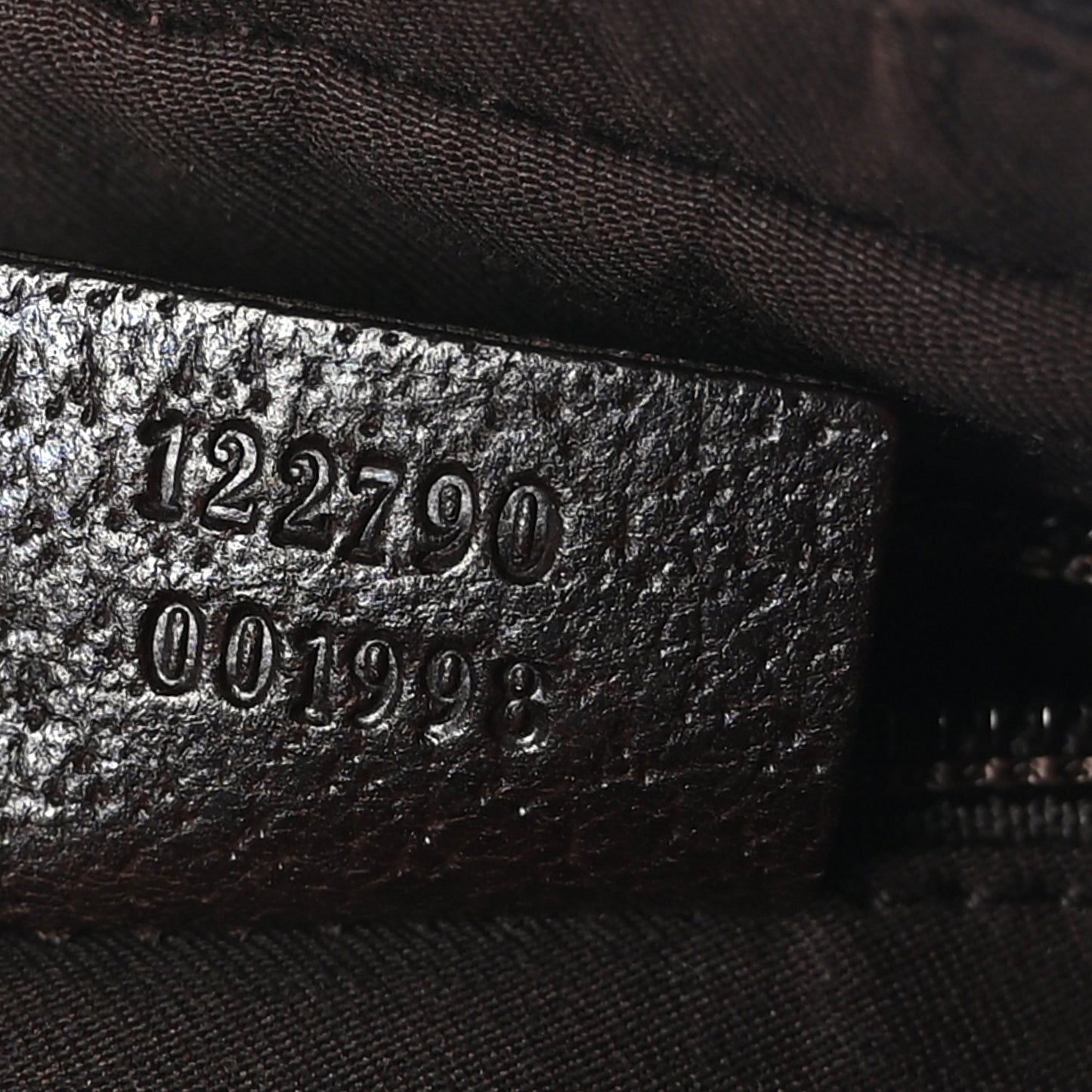 Monogram Web Medium Half Moon Hobo Dark Brown