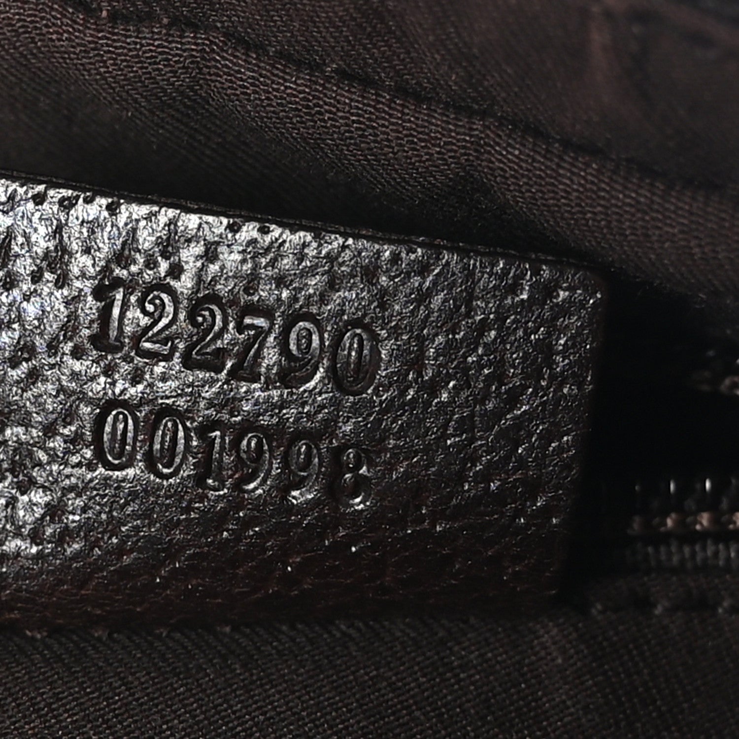 Gucci Monogram Web Medium Half Moon Hobo Dark Brown 7 of 10