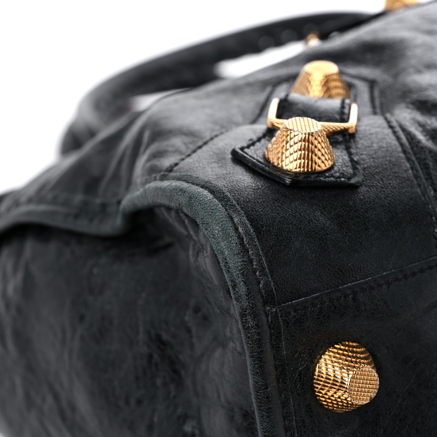 Agneau Giant 21 Gold Hardware Weekender Black