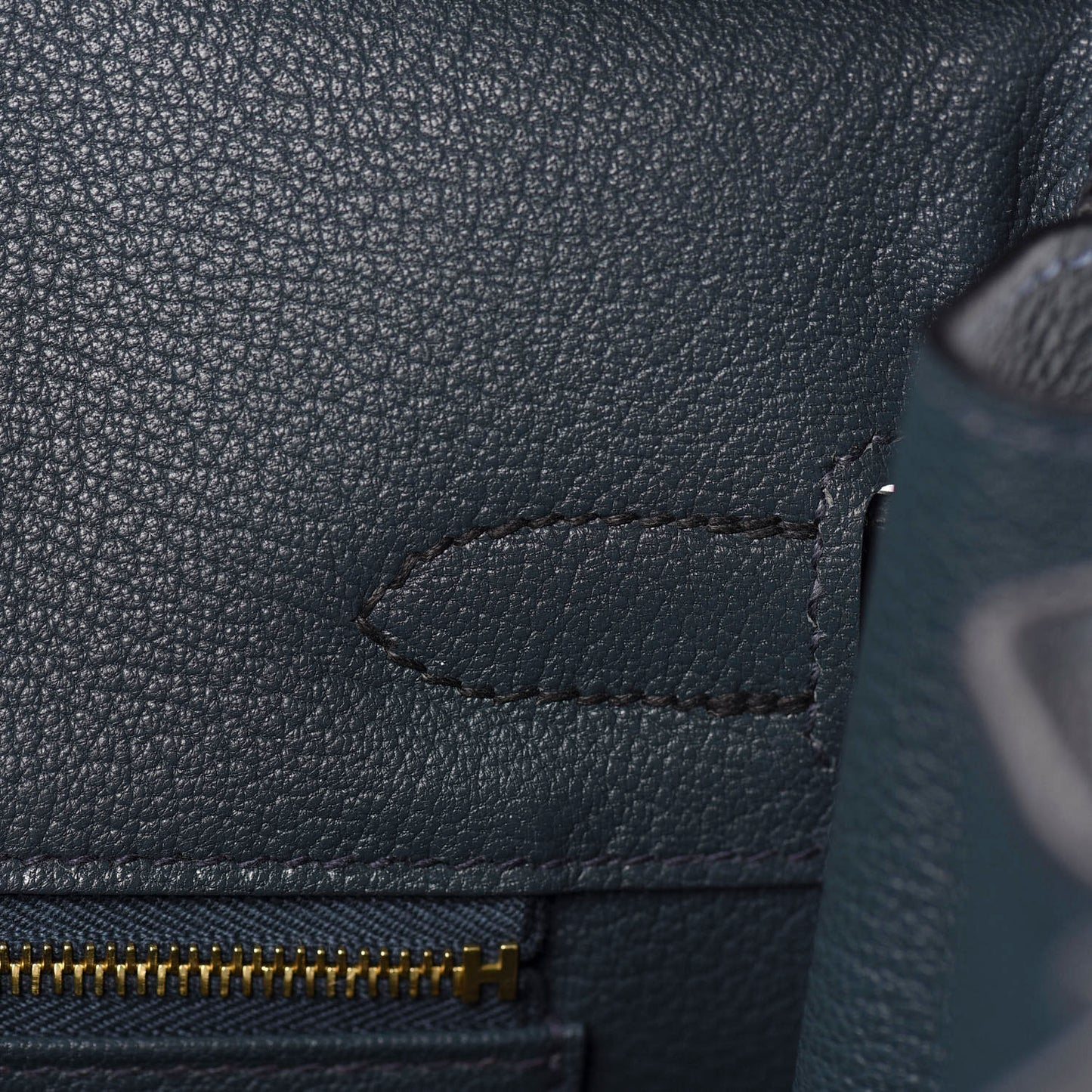 Togo Shiny Niloticus Crocodile Birkin Touch 30 Vert Rousseau