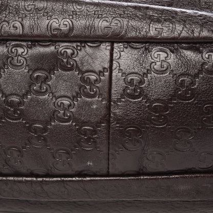 Gucci Guccissima Large New Ladies Web Hobo Dark Brown 14 of 15