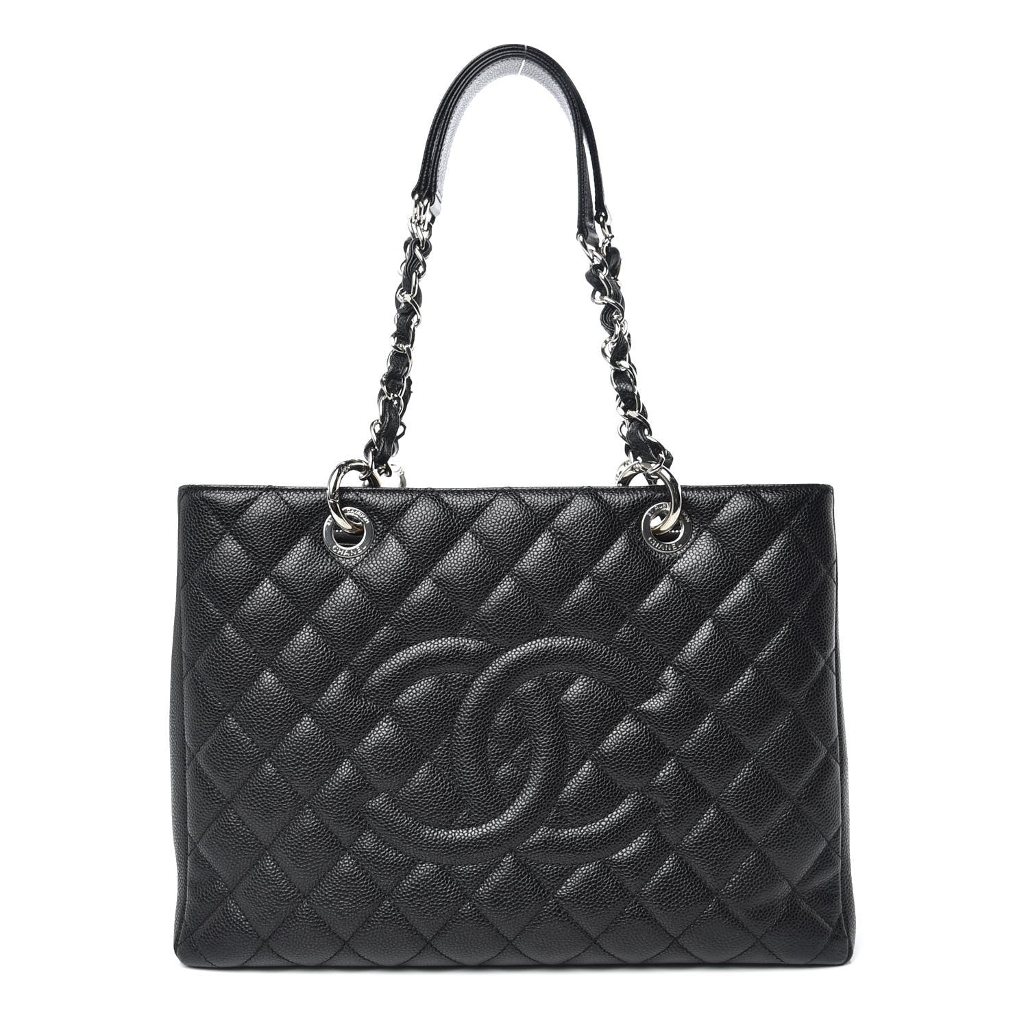 Chanel Caviar Quilted Grand Shopping Tote GST Black 1 of 15