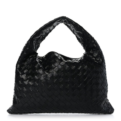Bottega Veneta Calfskin Intrecciato Small Hop Black 1 of 8