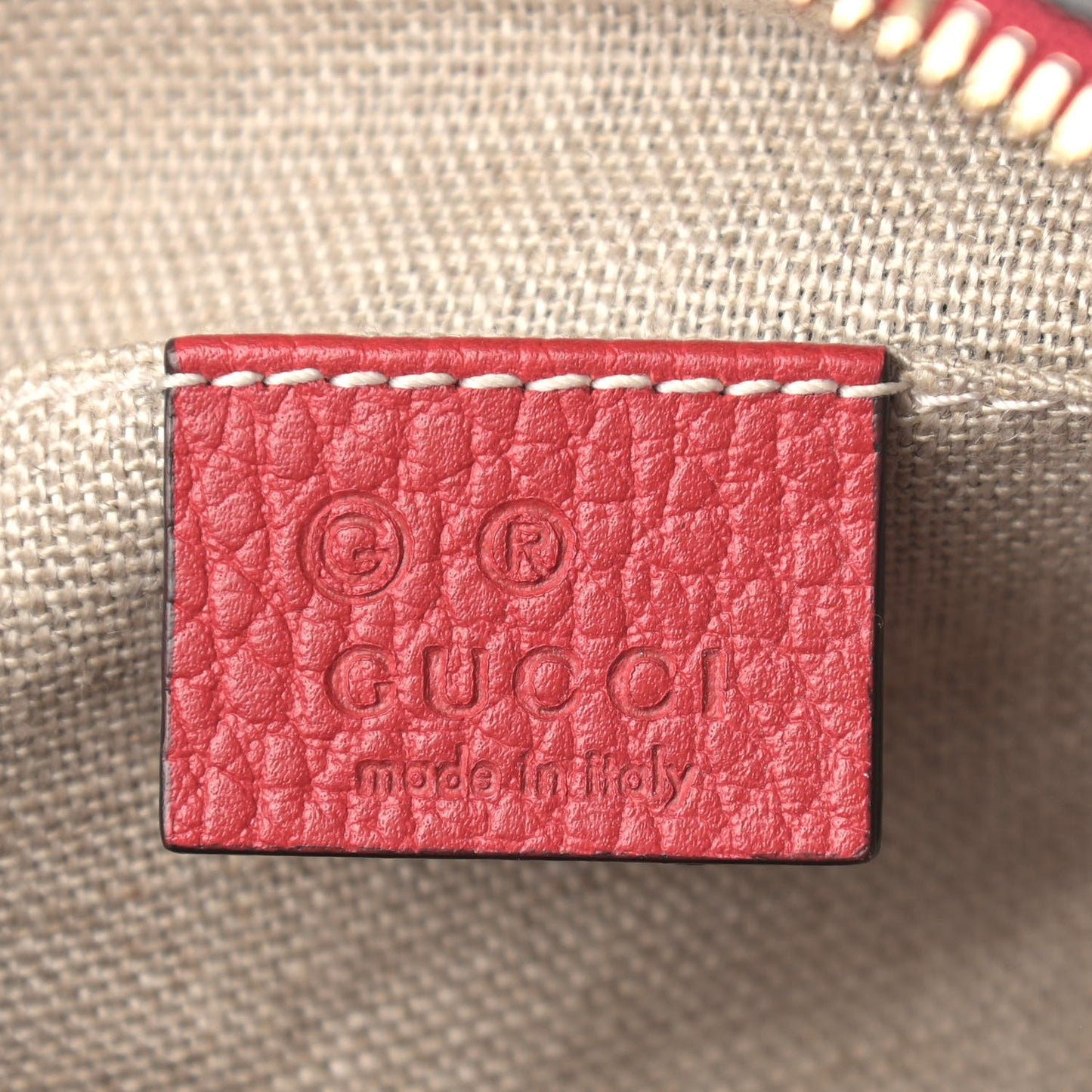 Monogram Mini Bree Messenger Bag Red