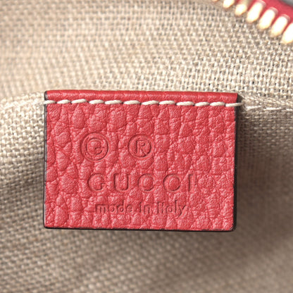Gucci Monogram Mini Bree Messenger Bag Red 6 of 9
