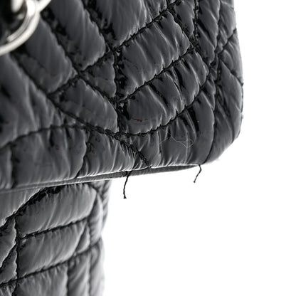 Chanel Vinyl Graphic Edge Flap Black 12 of 12