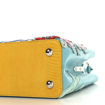 Louis Vuitton Calfskin Lizard Artycapucines Tschabalala Self PM Multicolor 8 of 10