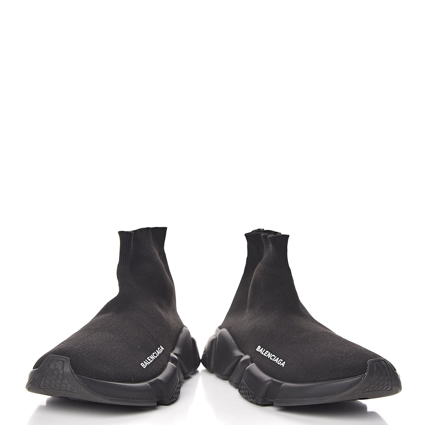 Neoprene Knit Womens Speed Sneakers 37 Black