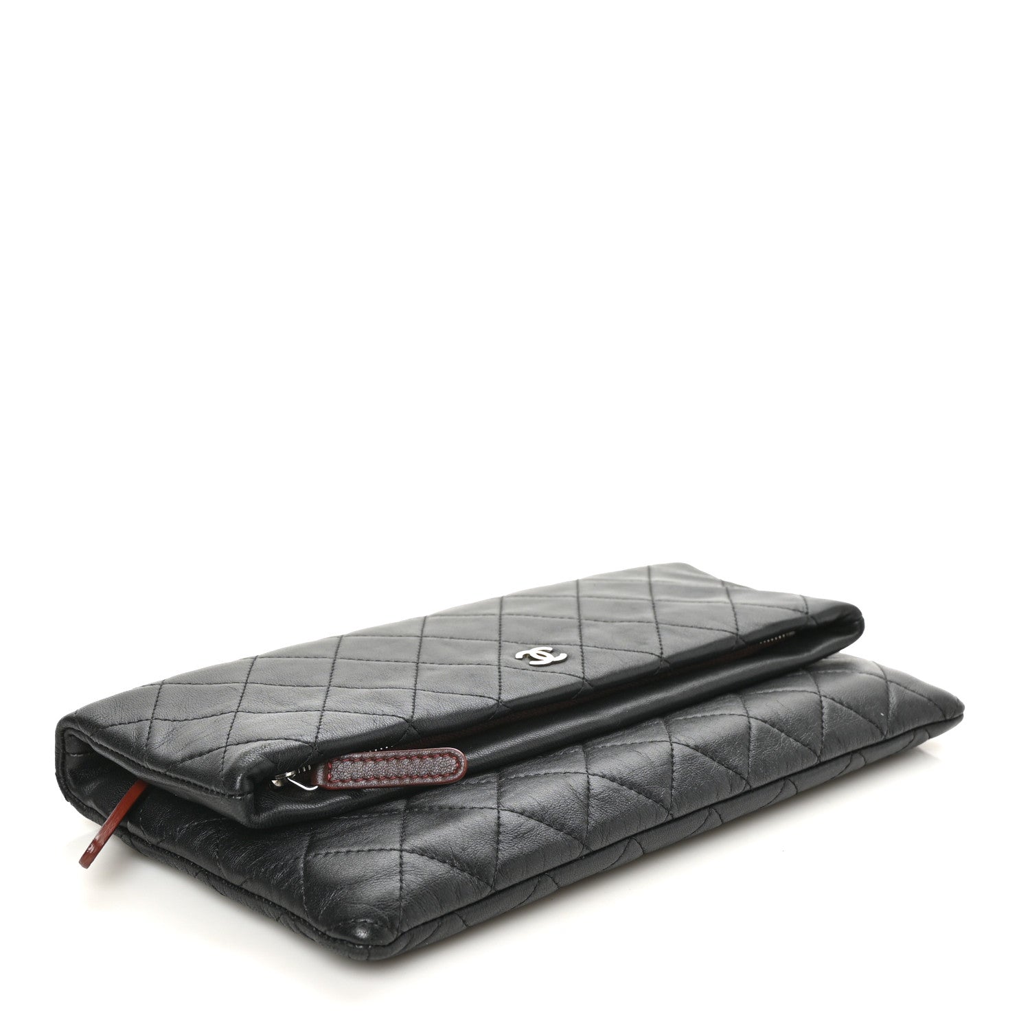 Chanel Lambskin Quilted CC Beauty Clutch Black 4 of 8