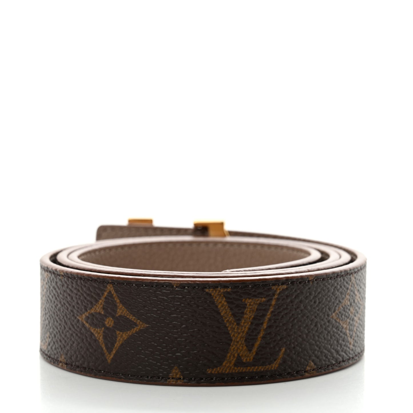 Calfskin Monogram 30mm LV Initiales Reversible Belt 85 34 Arizona