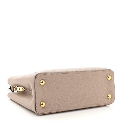 Louis Vuitton Taurillon Python Capucines MM Galet 4 of 9