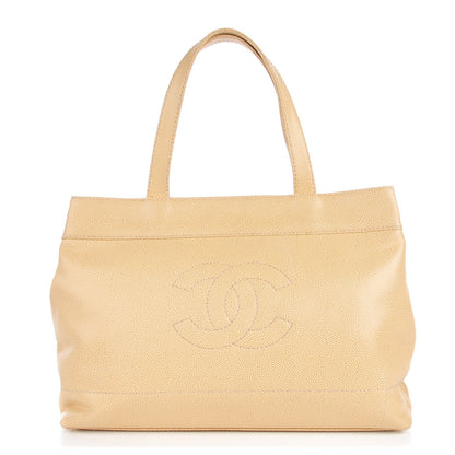 Chanel Caviar CC Tote Beige Clair 1 of 7