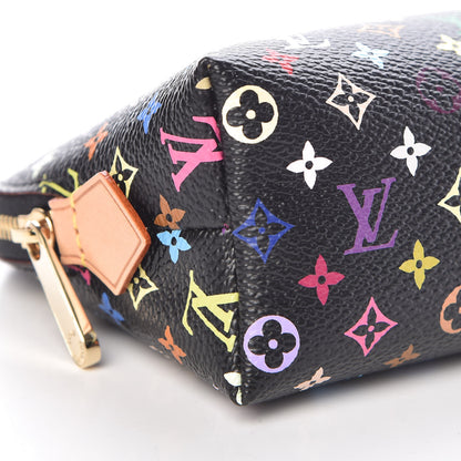 Louis Vuitton Monogram Multicolor Cosmetic Pouch Black Grenade 7 of 9