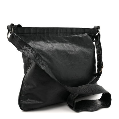 Balenciaga Agneau Classic Hardware Flat Messenger Black 4 of 11