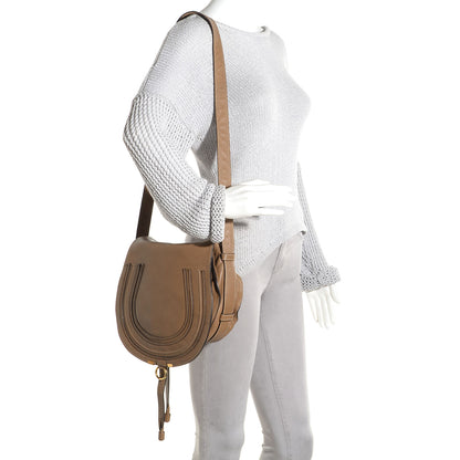 Chloe Calfskin Medium Marcie Round Crossbody Bag Nut 2 of 8