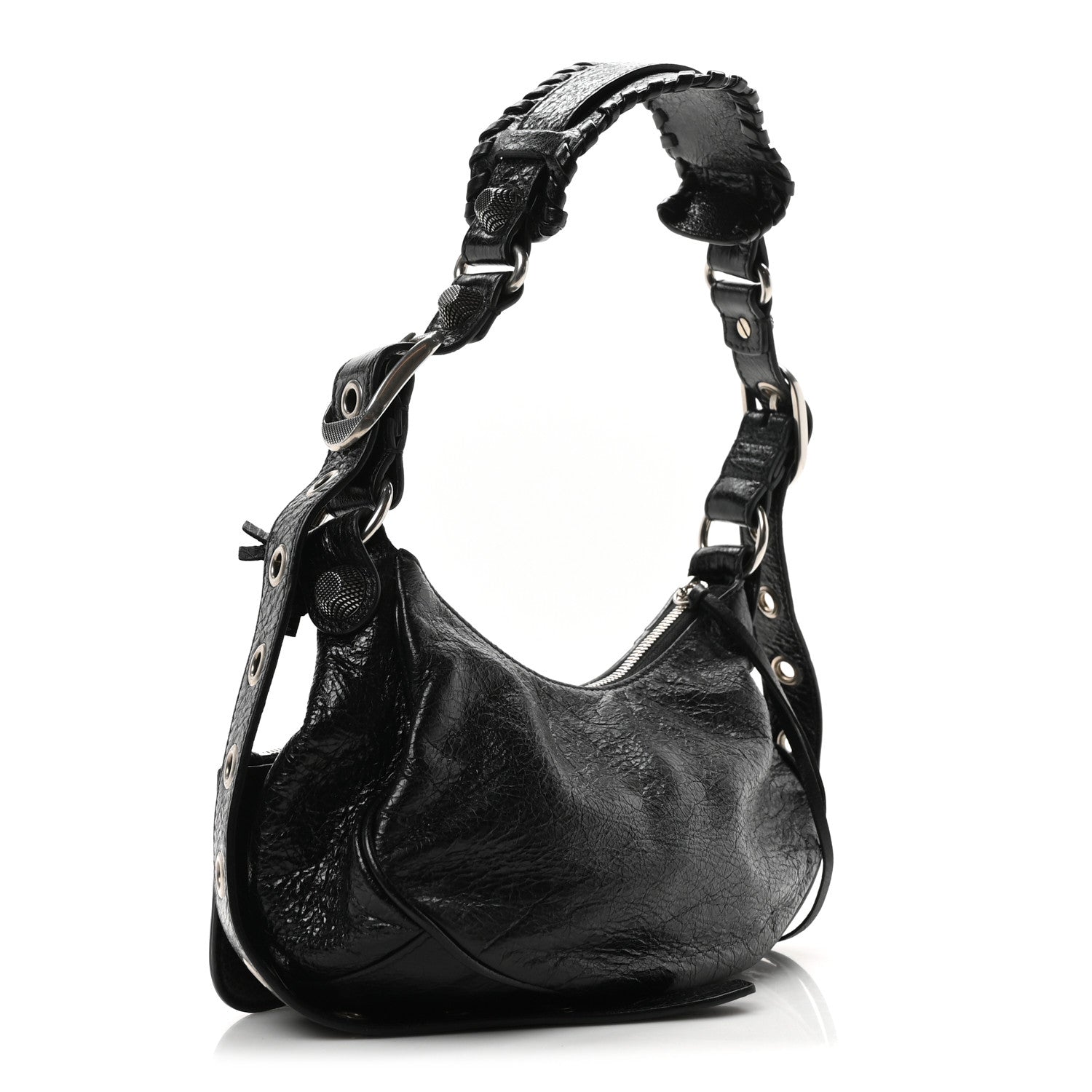 Balenciaga Agneau Arena Le Cagole Shoulder Bag XS Black 4 of 11