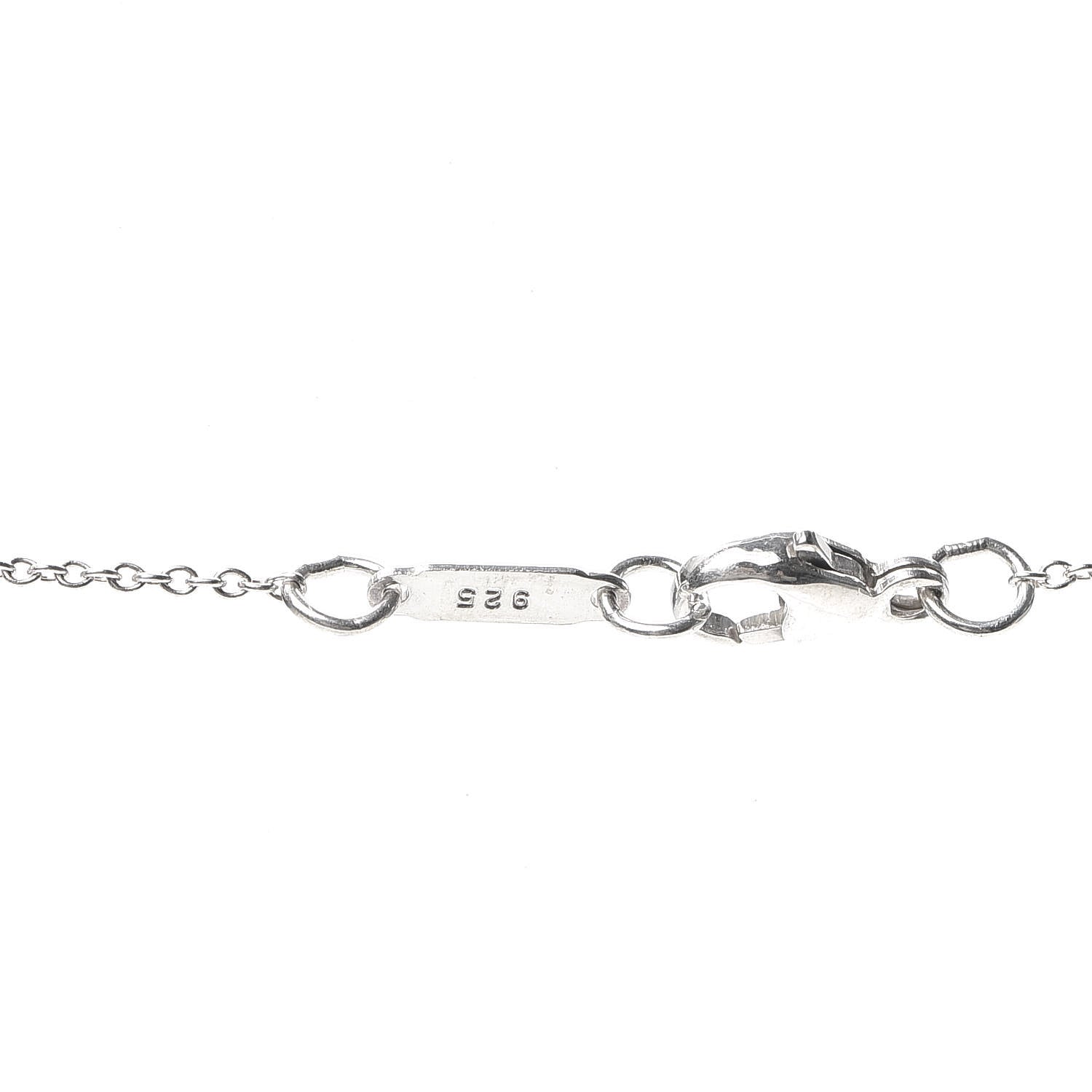Tiffany Sterling Silver Return to Heart Lock Pendant Necklace 4 of 5