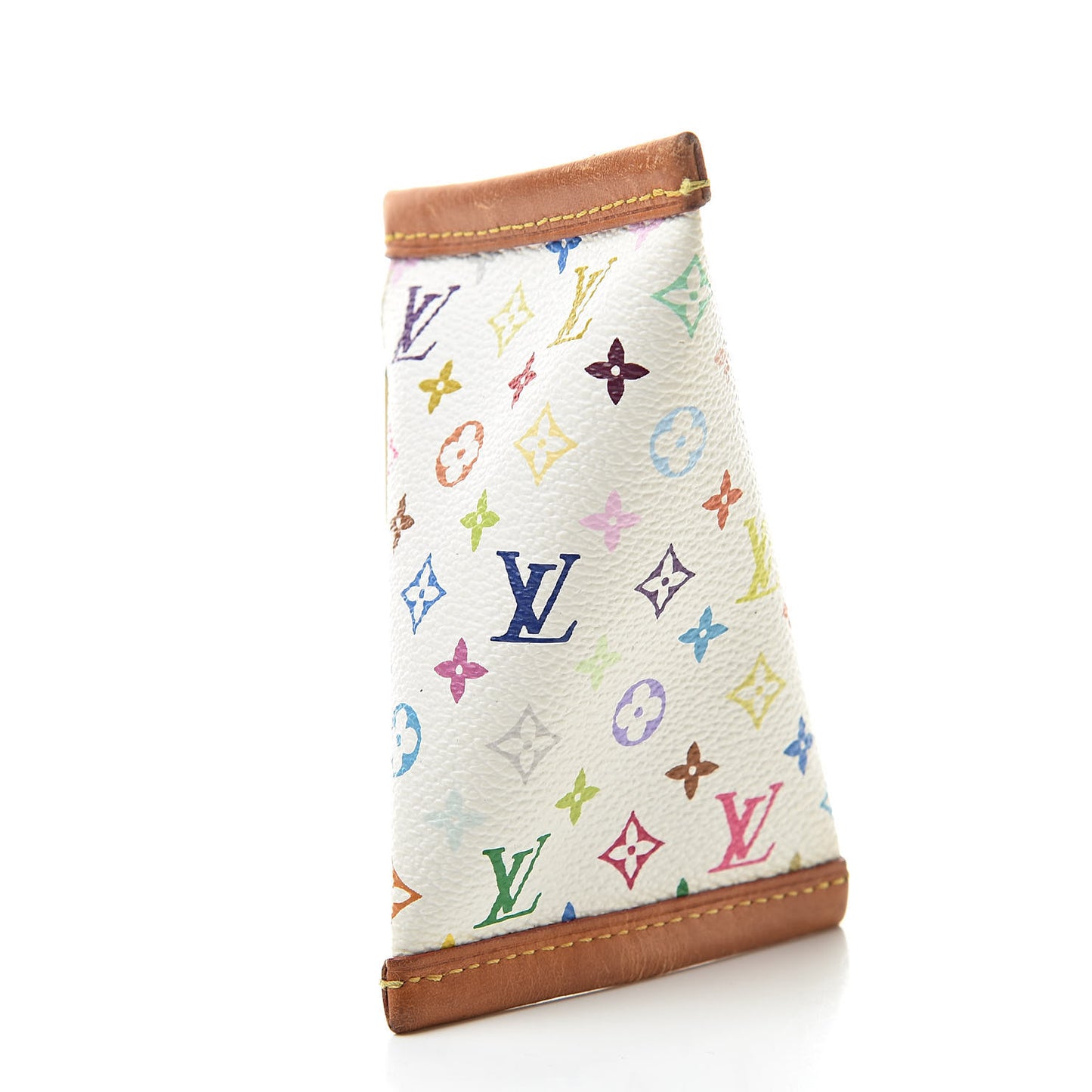 Monogram Multicolor Berlingot Coin Purse White