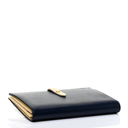 Celine Smooth Calfskin Large Multifunction Strap Wallet Dark Blue 3 of 4