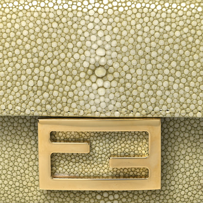 Fendi Stingray Mini Baguette Sage Green 7 of 10