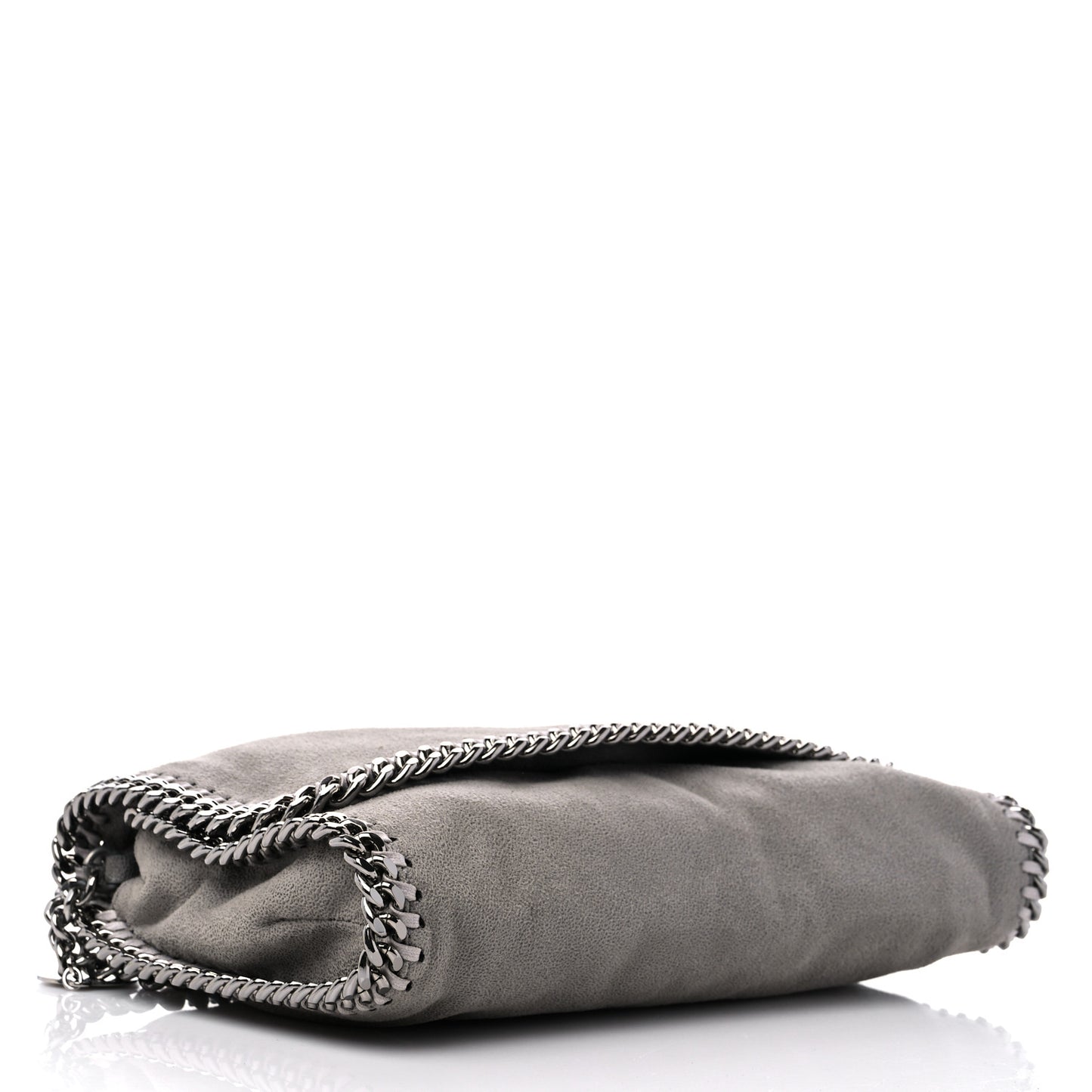 Shaggy Deer Falabella Crossbody Clutch Light Grey