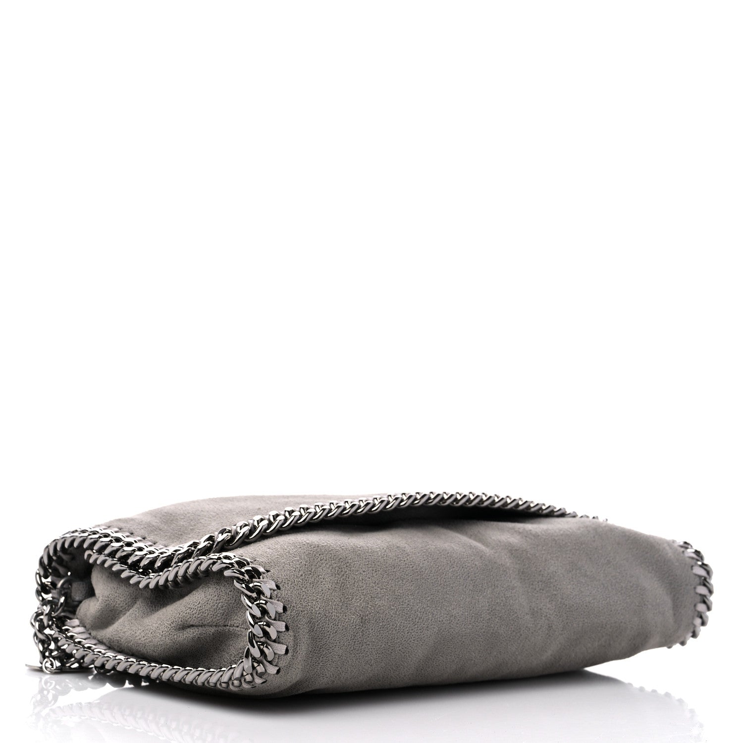 Stella McCartney Shaggy Deer Falabella Crossbody Clutch Light Grey 4 of 10