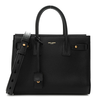 Saint Laurent Grained Calfskin Baby Sac De Jour Souple Black 1 of 10