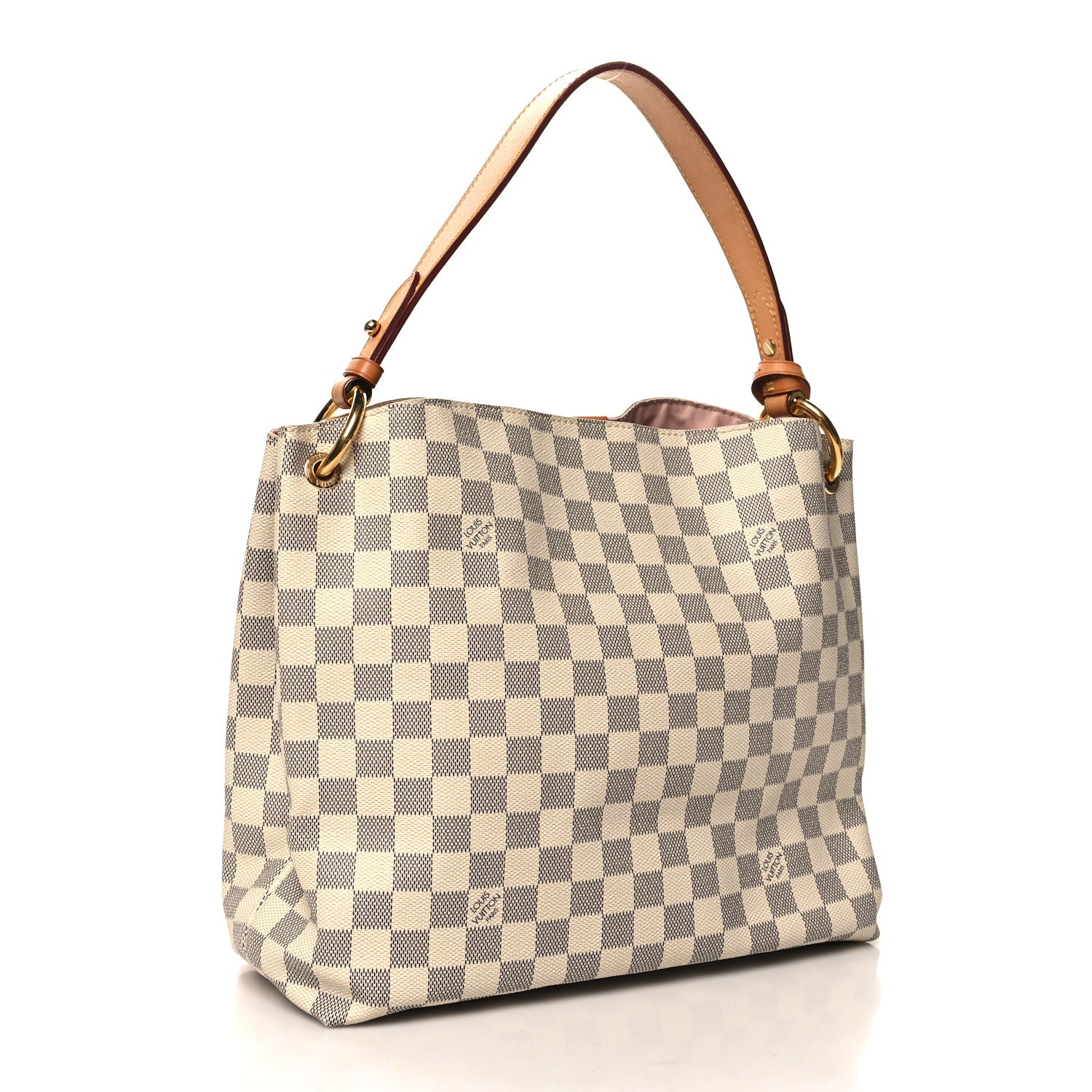 Louis Vuitton Damier Azur Graceful PM Rose Ballerine 3 of 11