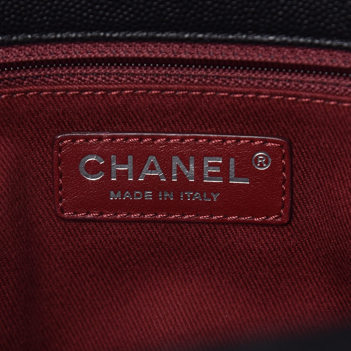 Caviar Quilted Medium Coco Handle Flap Black