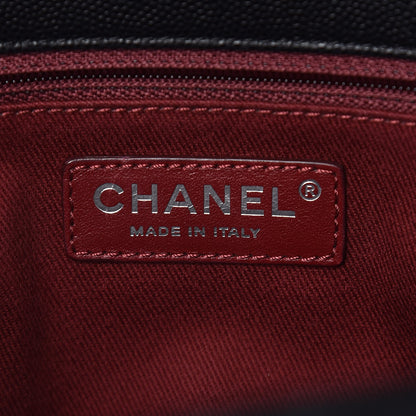 Chanel Caviar Quilted Medium Coco Handle Flap Black 6 of 12