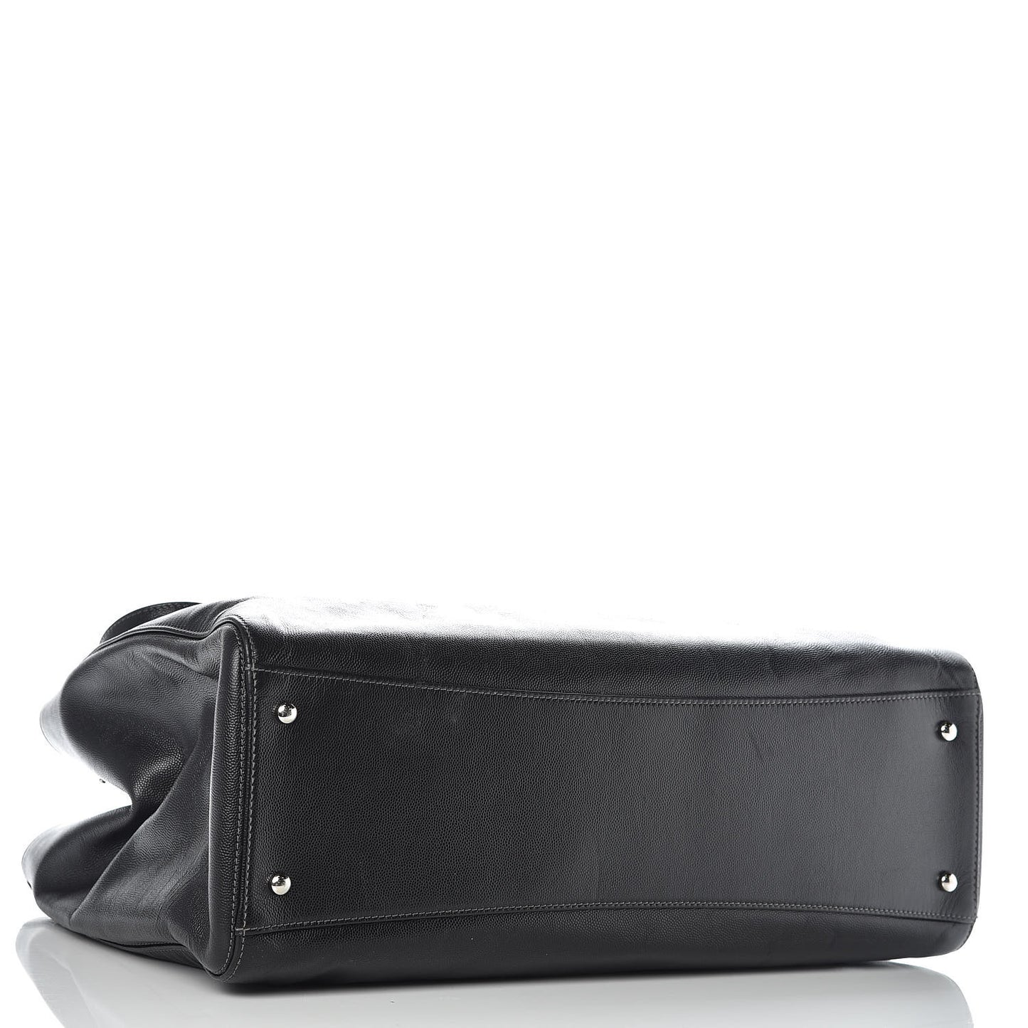 Caviar Large Cerf Executive Shopper Tote Black