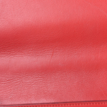 Gucci Calfskin Web Medium Peony Chain Shoulder Bag Red 10 of 16