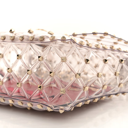 Valentino Garavani PVC Medium Rockstud Spike Shoulder Bag 9 of 12