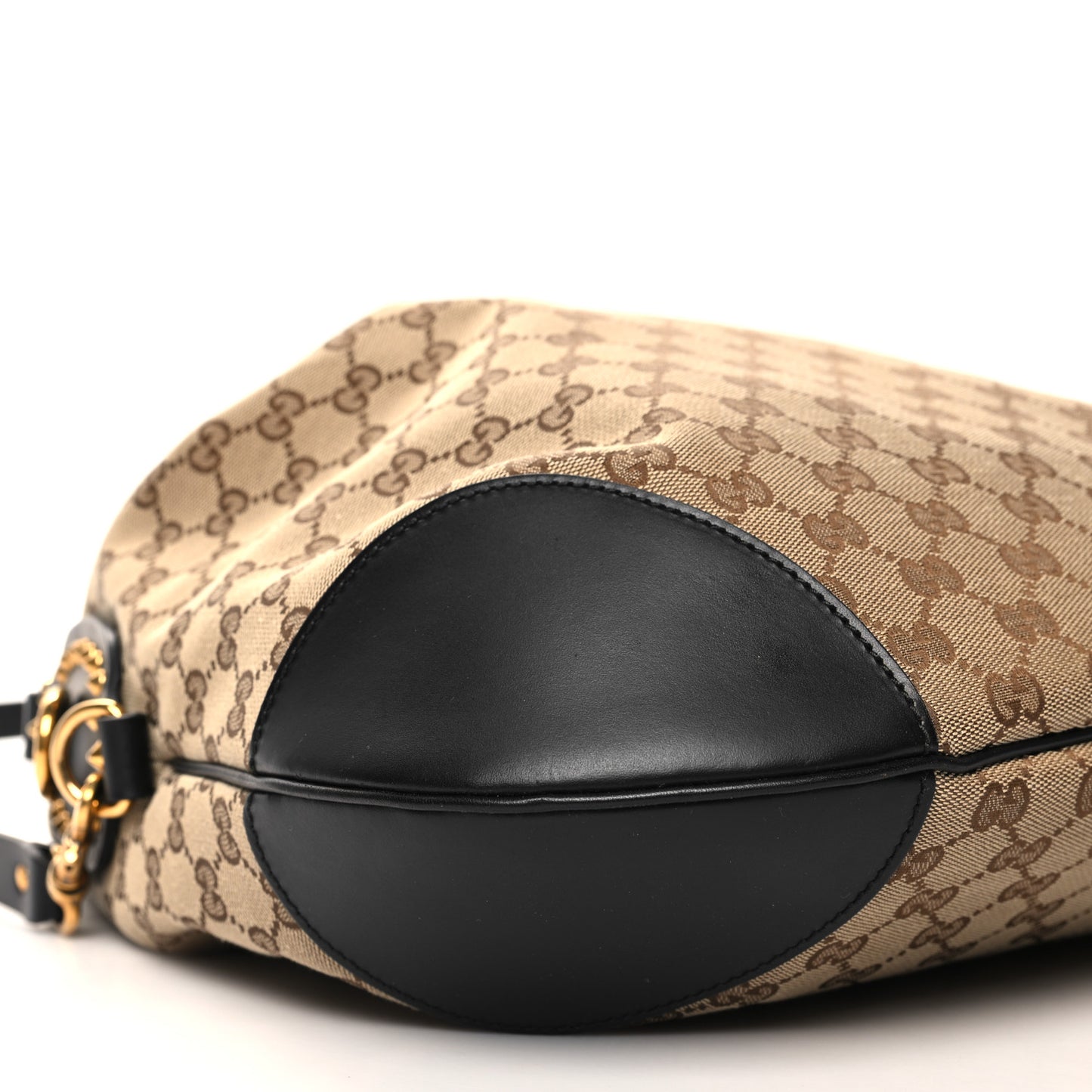 Monogram Medium Patti Stud Hobo Black