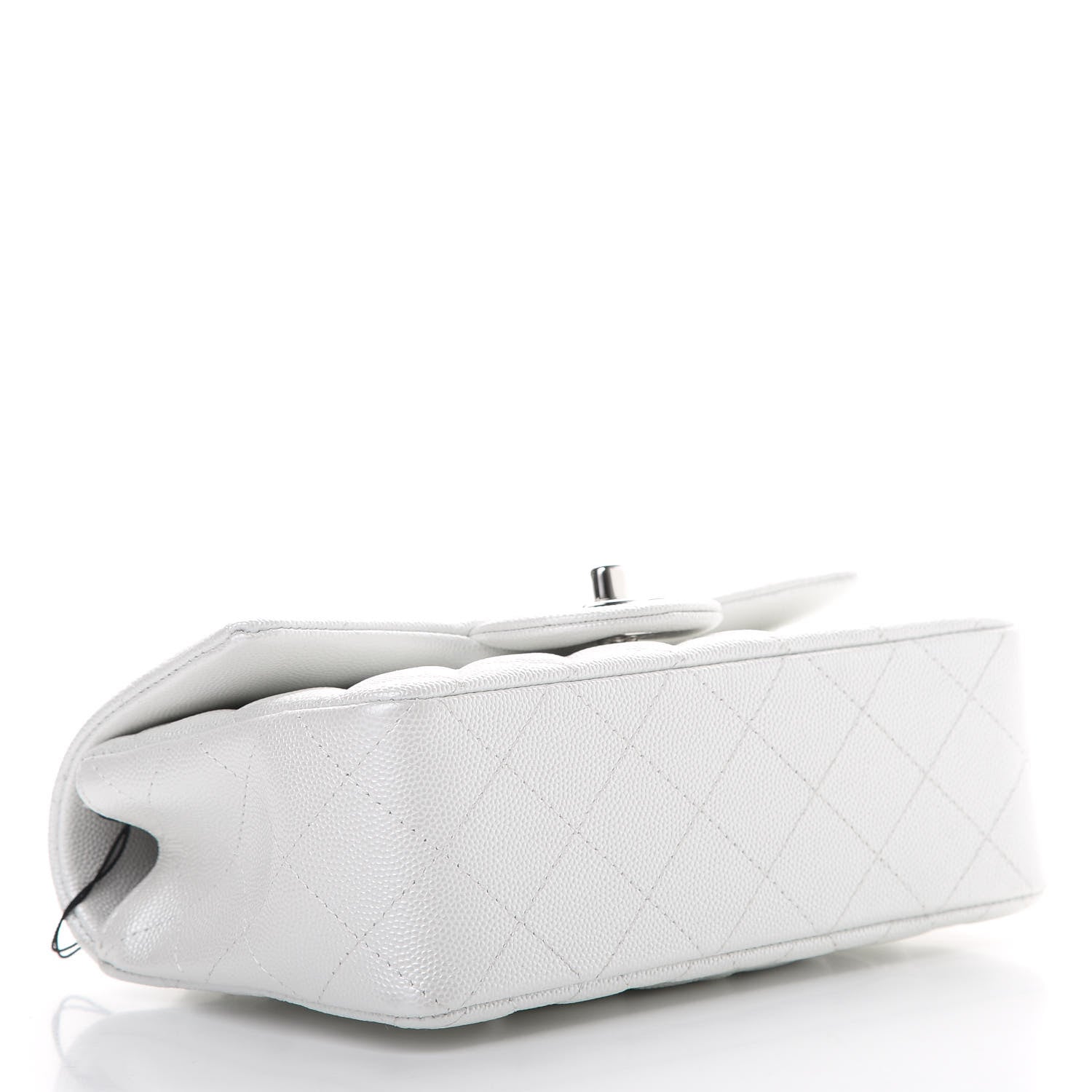 Chanel Iridescent Caviar Quilted Mini Top Handle Rectangular Flap White 4 of 11