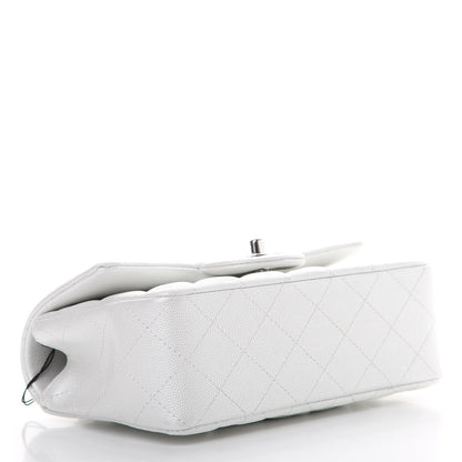 Chanel Iridescent Caviar Quilted Mini Top Handle Rectangular Flap White 4 of 11