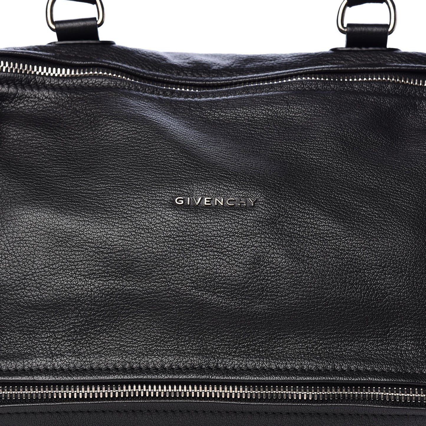 Sugar Goatskin Large Pandora Black