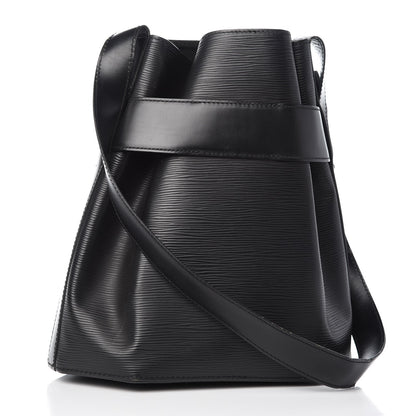 Louis Vuitton Epi Sac D'Epaule Black 3 of 12