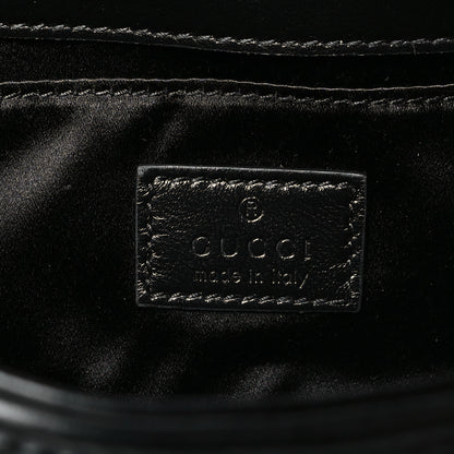 Gucci Nappa Vertical Matelasse Small Maxi Horsebit Chain Shoulder Bag Black 6 of 11