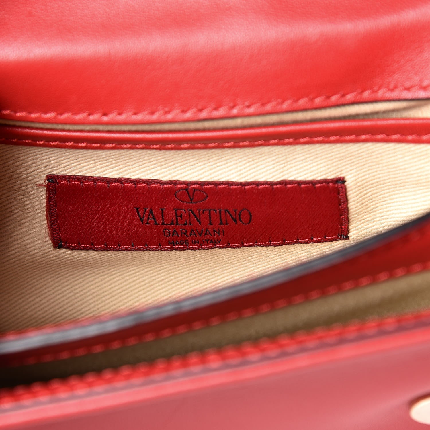 Valentino Garavani Nappa Bow Flap Shoulder Bag Red 8 of 9