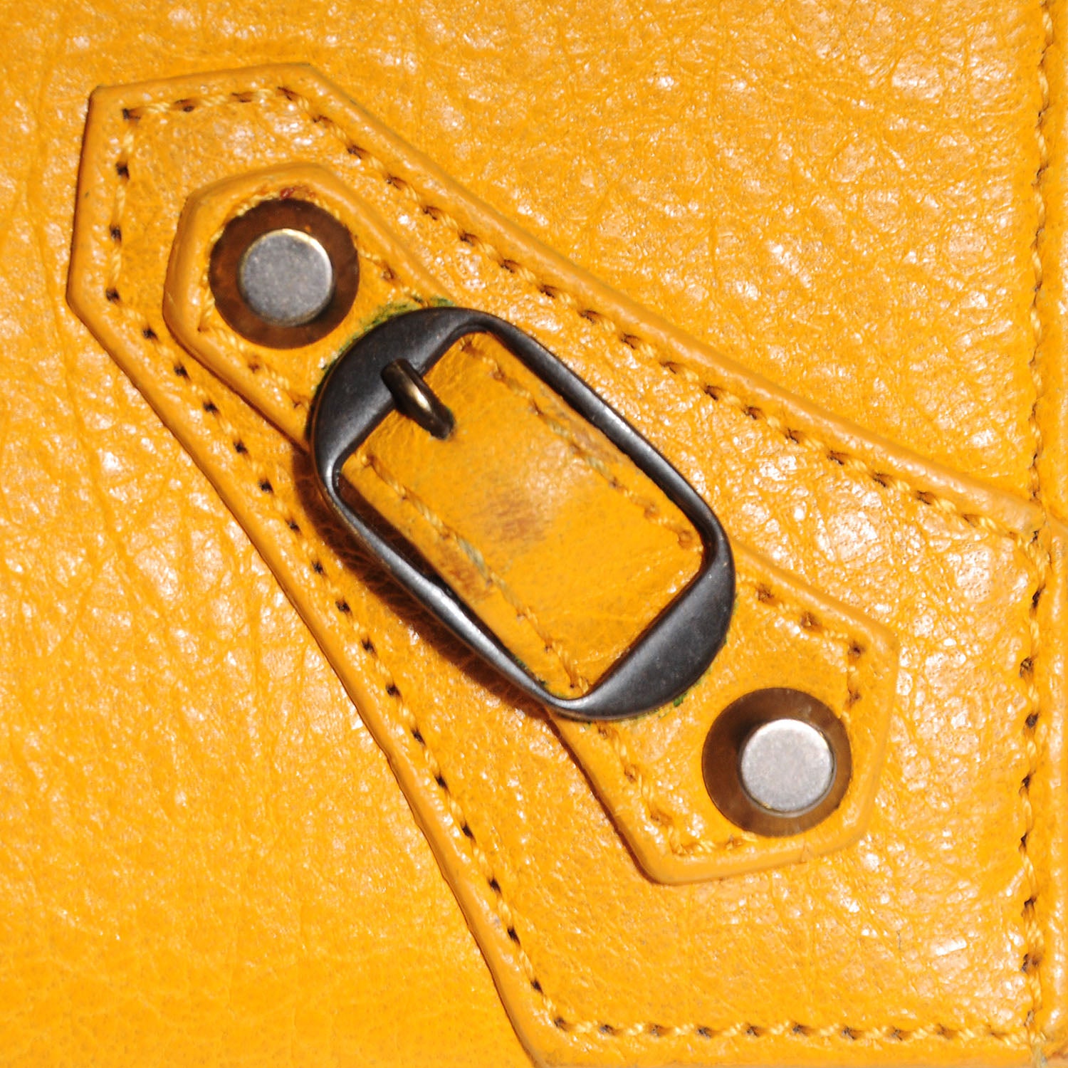 Balenciaga Agneau Classic Hardware Continental Zip Around Wallet Mangue 8 of 11