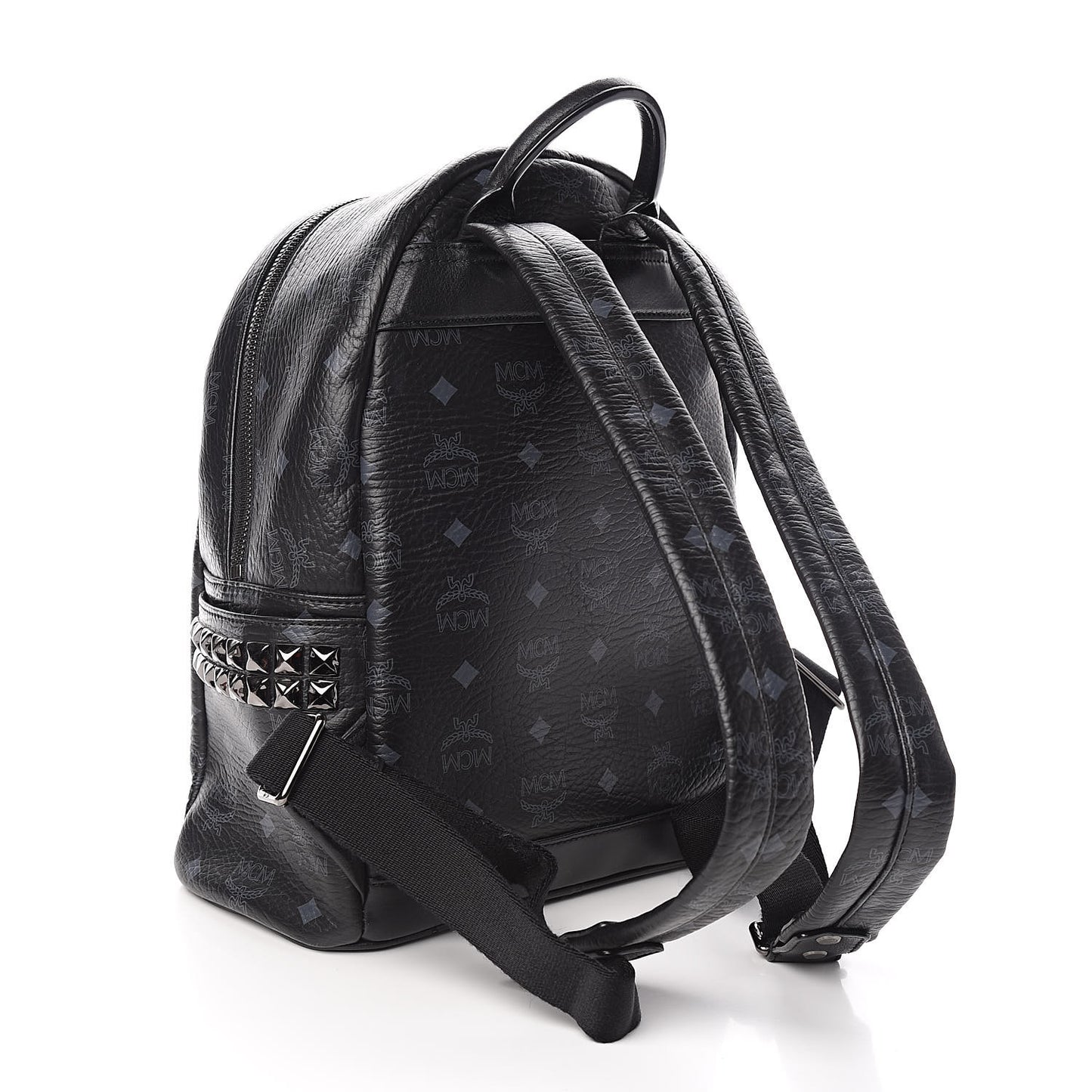 Visetos Small Side Stud Stark Backpack Black