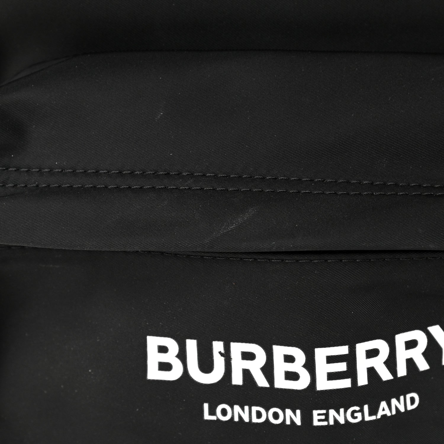 Burberry Nylon Logo Print Medium Rucksack Backpack Black 10 of 11