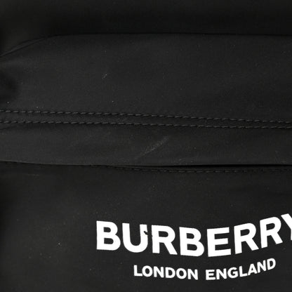 Burberry Nylon Logo Print Medium Rucksack Backpack Black 10 of 11
