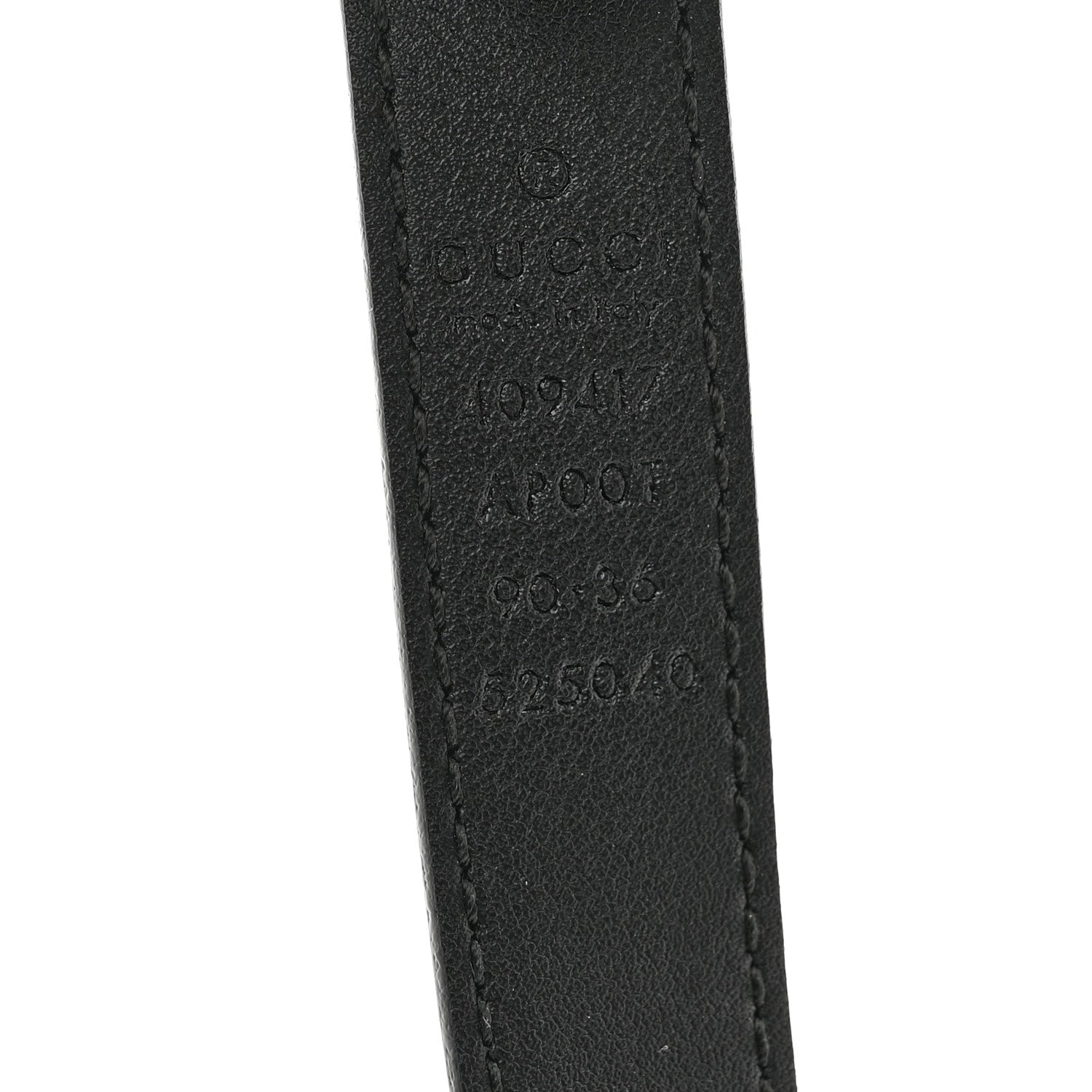Gucci Calfskin Double G 20mm Belt 90 36 Black 5 of 7