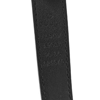 Gucci Calfskin Double G 20mm Belt 90 36 Black 5 of 7