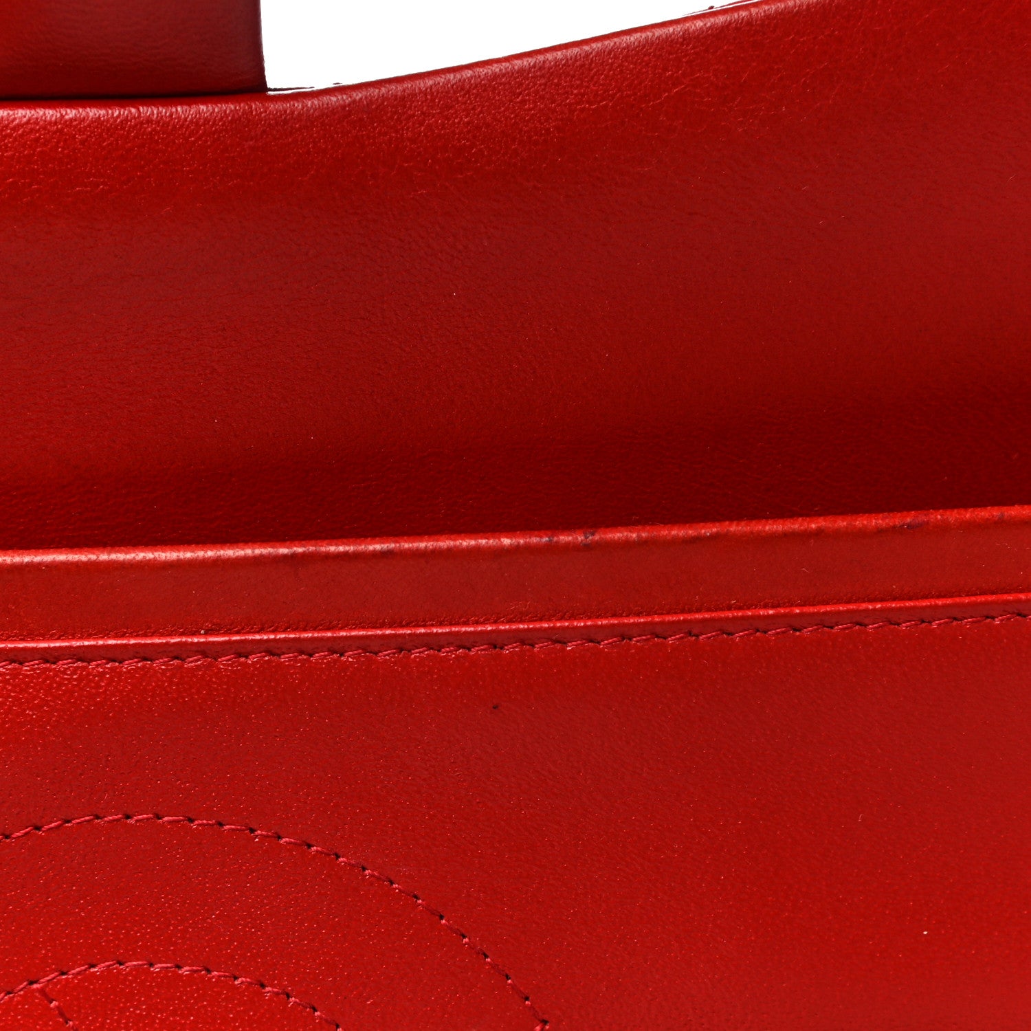 Chanel Lambskin Quilted Jumbo Double Flap Red 14 of 16